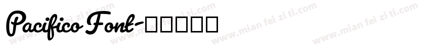 Pacifico Font字体转换